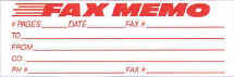 3243 - Fax Memo Xstamper® 3243 Stock Stamp