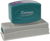 Xstamper® Pre Inked Custom Rubber Stamps at Knockout Prices from RubberStampChamp.com. Xstamper Industrial, Daters, Pocket Stamps, VersaDaters. Business Rubber Stamps. Secure.