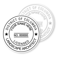 DC Landscape Architect Stamps & Seals