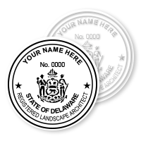 DE Landscape Architect Stamps & Seals