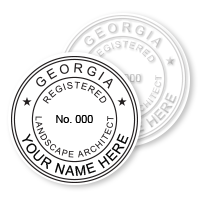 GA Landscape Architect Stamps & Seals