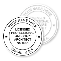 HI Landscape Architect Stamps & Seals