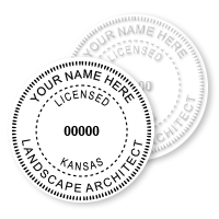 KS Landscape Architect Stamps & Seals