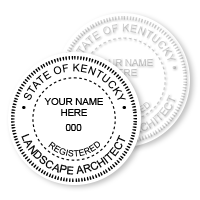 KY Landscape Architect Stamps & Seals