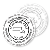 MA Landscape Architect Stamps & Seals