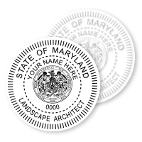 MD Landscape Architect Stamps & Seals