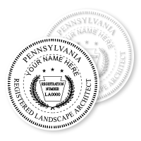 PA Landscape Architect Stamps & Seals