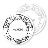 SC Landscape Architect Stamps & Seals