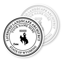 WY Landscape Architect Stamps & Seals