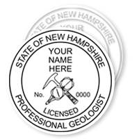 NH Geologist Stamps & Seals