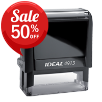 Ideal Self-Inking Rubber Stamps