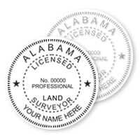 AL Land Surveyor Stamps & Seals