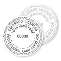 CO Land Surveyor Stamps & Seals
