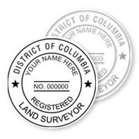 DC Land Surveyor Stamps & Seals