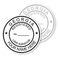 GA Land Surveyor Stamps & Seals