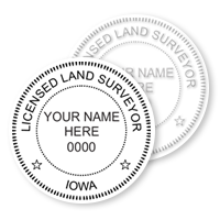 IA Land Surveyor Stamps & Seals