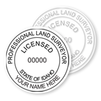 ID Land Surveyor Stamps & Seals