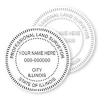 IL Land Surveyor Stamps