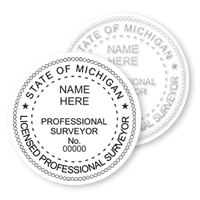 MI Land Surveyor Stamps & Seals