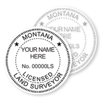 MT Land Surveyor Stamps & Seals