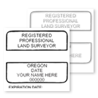 OR Land Surveyor Stamps & Seals