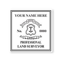 RI Land Surveyor Stamps