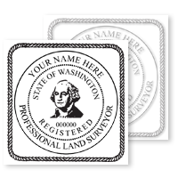 WA Land Surveyor Stamps & Seals