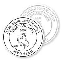 WY Land Surveyor Stamps & Seals
