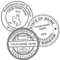 Land Surveyor Stamps & Seals