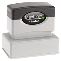 MaxLight Pre-Inked Rubber Stamps