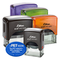 Shiny rPET Self-Inking Stamps