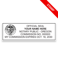 This top quality Oregon notary stamp ships in 1-2 days, meets all state requirements and is available on 5 mount choices. Free shipping on orders over $75!