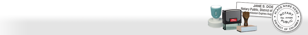 Shop our robust line of District of Columbia Notary Stamps Made of high quality and lasts for thousands of impressions. Free shipping on orders over $75!