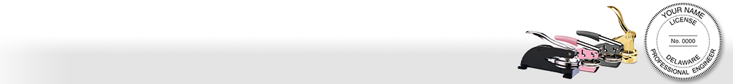 Our complete line of affordable Delaware Engineer Seals & Supplies meet all state requirements and are made on name brand high quality seal mounts that leave clean professional looking impressions every time.
