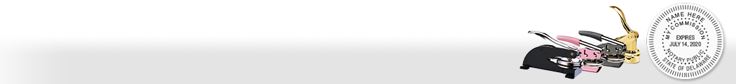 Shop our robust line of Delaware Notary Seals. Made of high quality and lasts for thousands of impressions. Free shipping on orders over $75!