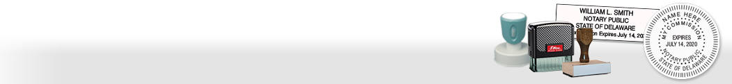 Shop our robust line of Delaware Notary Stamps. Made of high quality and lasts for thousands of impressions. Free shipping on orders over $75!