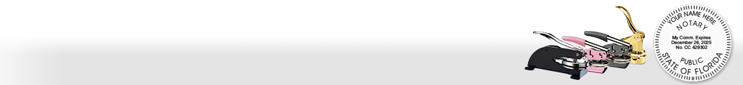 Shop our robust line of Florida Notary Seals. Made of high quality and lasts for thousands of impressions. Free shipping on orders over $75!