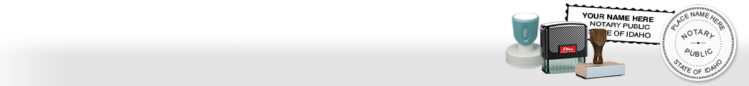 Shop our robust line of Idaho Notary Stamps. Made of high quality and lasts for thousands of impressions. Free shipping on orders over $75!
