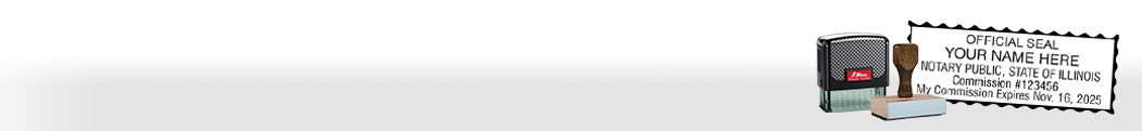Shop our robust line of Illinois Notary Stamps. Made of high quality and lasts for thousands of impressions. Free shipping on orders over $75!