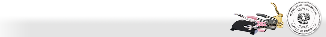 Shop our robust line of Louisiana Notary Seals. Made of high quality and lasts for thousands of impressions. Free shipping on orders over $75!