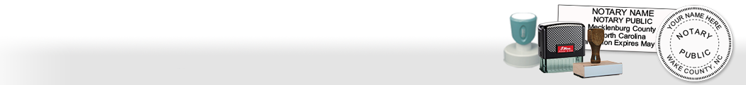 Our complete line of North Carolina notary stamps are made to state specifications, are fully customizable and come on your choice of one of our top quality mounts! 
