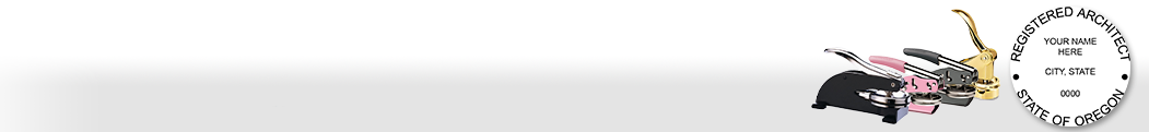 Our complete line of affordable Oregon Architect Seals & Supplies meet all state requirements and are made on name brand high quality seal mounts that leave clean professional looking impressions every time.