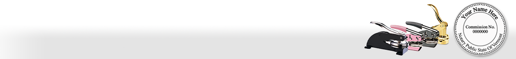 Our line of Vermont notary seals meet all state specifications, are fully customizable and are made on the highest quality embossers on the market!