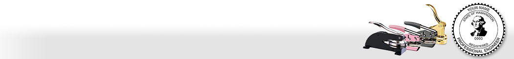 Our complete line of affordable Washington Engineer Seals & Supplies meet all state requirements and are made on name brand high quality seal mounts that leave clean professional looking impressions every time.