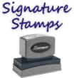Signature Rubber Stamps