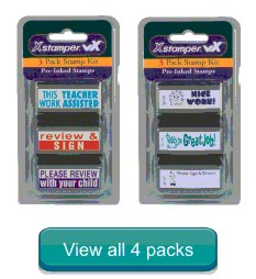 Teacher Stamp Sets At Kncoput Prices From rubberStampchamp.com