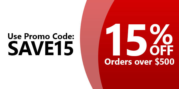 15% Off Orders over $500 Using SAVE5
