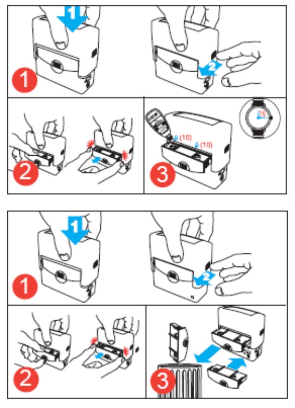 Ideal 100 Replacement Ink Pad