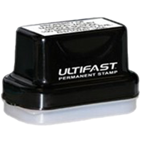 Ultifast® 5721 Permanent Ink Stamps make a permanent fast drying impression on almost any surface. Not suitable for clothing/fabric. Free shipping over $60!