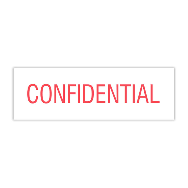 Monogram Confidential print